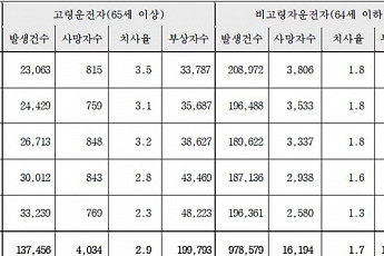 치사율 1.8배 고령운전 사고···'조건부 면허' 도입론 솔솔