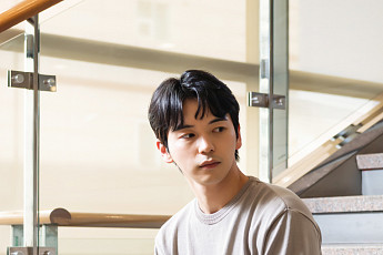 [포토] 배우 강승호, 데이비와 공통 키워드는 '공감'
