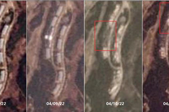 북한, 금강산 골프장 남측 건물 철거…사라진 8개동