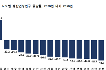 28년 뒤 세종시 뺀 16개 시도 생산연령인구 감소...고령자 비중 40%로 확대