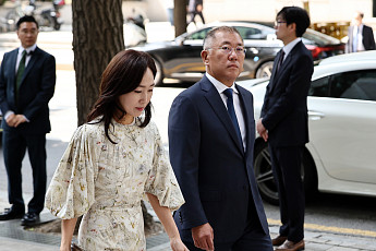 정몽원 HL그룹 회장·백지연 전 앵커 '사돈'…범현대가ㆍ연예인 총출동[포토]