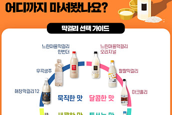 배상면주가 ‘홈술닷컴’, 막걸리 선택 가이드 공개