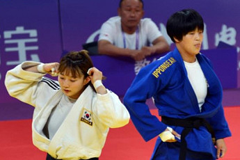 유도 한희주, 16강서 북한 문성희에 연장전 끝 패배 [항저우 AG]