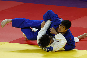 북한 김철광, 한국 강헌철의 악수 외면…과거 ‘남북단일팀’ 일원 [항저우 AG]