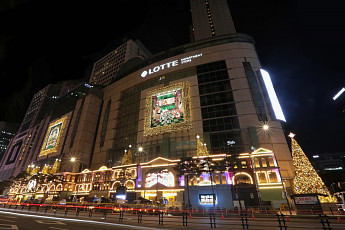 ‘크리스마스 야경 맛집’  롯데百, 소공 에비뉴에 불 밝힌다