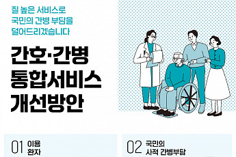 간호·간병 통합서비스 중증환자 우선 제공…간호조무사 배치 3.3배 확대