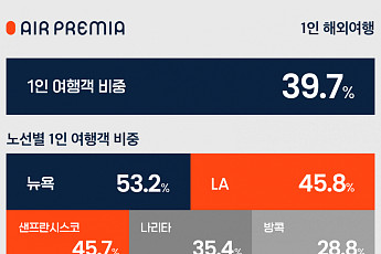 에어프레미아, “늘어나는 ‘1인 승객’…뉴욕 노선에 가장 많아”