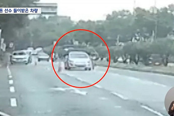 전국체전 마라톤 교통사고 현장 영상 공개…선수 보고도 그대로 돌진