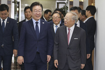 이재명 “성장이 곧 복지”…손경식 “상법 개정 우려”