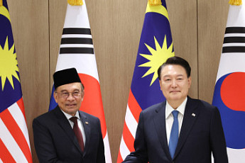한-말레이, 北 대량살상무기 폐기 촉구 공동성명...'전략적 동반자 관계' 격상[종합]