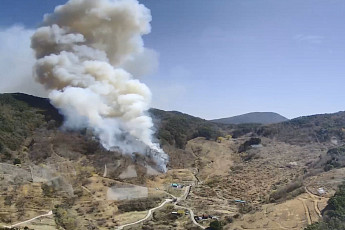 전남 순천·화순서 잇따라 산불 발생…안전재난문자 발송
