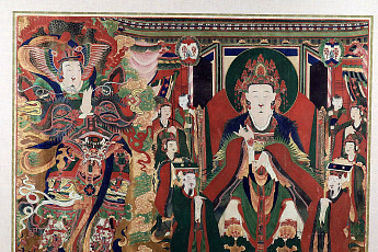 불화 '신중도'…도난당한 지 36년 만에 일반에 공개