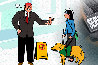 “언제까지 거부당해야 할까요”…안내견의 뒷걸음질 이제 그만 [해시태그]