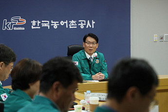 김인중 농어촌공사 사장, 우기 대비 농경지 침수 등 대책 점검