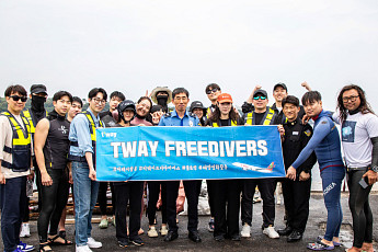 티웨이항공, 바다의 날 맞이 제주서 해양정화활동