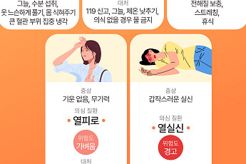 땀 안나면 위험…일사병·열사병 구분법 [그래픽 스토리]
