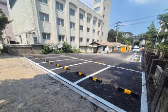 용산구, 이촌2동 자투리땅 활용 주차장 개장…총 8면 규모 확보