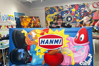 한미반도체, 팝 아티스트 필립 콜버트 협업 '아트워크' 공개