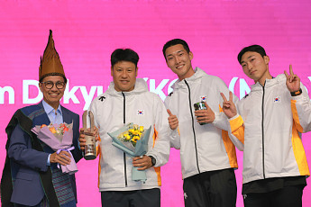 “세계가 주목하는 도약”…우상혁 7연승·유규민 동메달…용인직장운동경기부 세계무대 간다