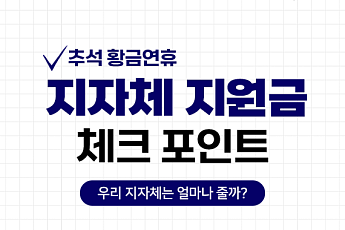 [카드뉴스] '추석 지원금' 지급하는 지자체별 조건·금액 정리