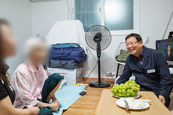 김경호 광진구청장, 통합돌봄 시범사업 현장 동행