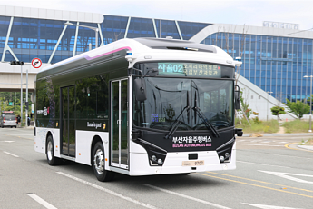 부산시, 오시리아 관광단지서 자율주행버스 시범운행