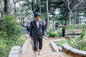 강서구 ,봉제산 황톳길 110m 개장…힐링 산책 명소 확장