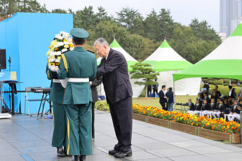 이중근 대한노인회장 “유엔데이, 국가 공휴일로 지정해야”