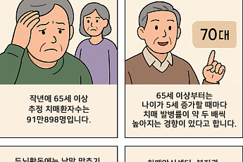 [만화로 보는 시니어뉴스] ‘장기, 바둑’ 치매예방 활동 10가지 기억하세요