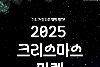 [카드뉴스] 한국 맞아? 2025 전국 크리스마스 마켓 Best 9