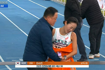 마라톤 결승선 성추행 논란…감독·선수 입장은?