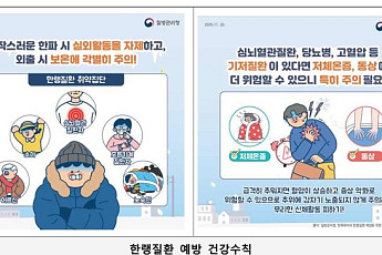 지난 겨울 한랭질환 334명…80세 이상 고령층 30.8%