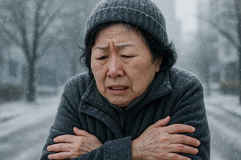 야외 음주 '금물' 한파 속 저체온증 경보