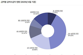 월 100만 원 국민연금 수급자, 100만 명 첫 돌파