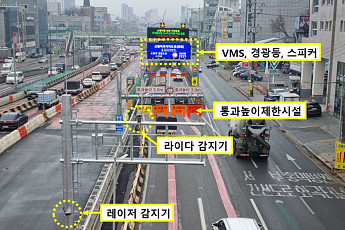 서울시, 소형차 전용 지하도로 끼임사고 막는다...‘스마트 진입제한’ 시스템 운영