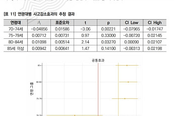 “면허반납률 상승 시, 고령자 사고율 감소 효과 확인…이동권 재설계 필요”