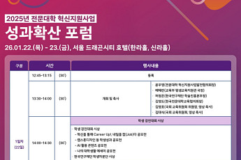 AI·디지털 전환으로 고등직업교육 혁신 성과 공유