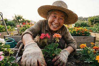 “흙 만지니 잠 돌아와” 원예 활동, 고령자 건강에 효과