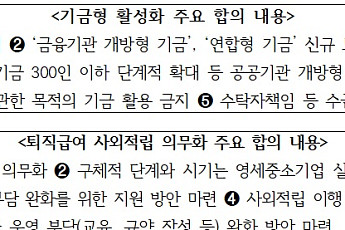 퇴직연금 20년 만에 대수술… 전 사업장 도입 의무화된다