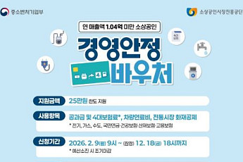오늘부터 소상공인 경영안정 바우처 신청…대상·금액·사용처·방법은?
