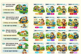 [만화로 보는 시니어 뉴스] ESFJ? ISTJ? NEW 은퇴 MBTI 테스트