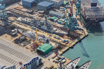 HD현대重 ‘최신예 이지스함 3척’ 울산조선소 집결