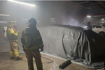 '전기차 화재' 153에너지...새로운 '질식소화포' 진압 OK