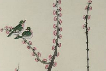 광양시 매화축제서...엄재권 화백 민화 특별전