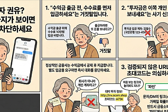 [만화로 보는 시니어 뉴스] 노후 자산 지키는 투자 사기 예방 3가지
