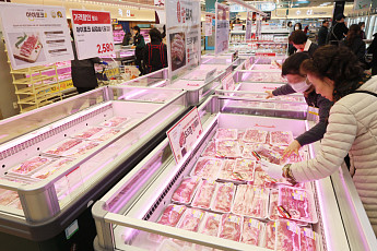 2월 축산물 가격 6.0% 상승…농축산물 물가 상승률 1.4%로 전체보다 낮아