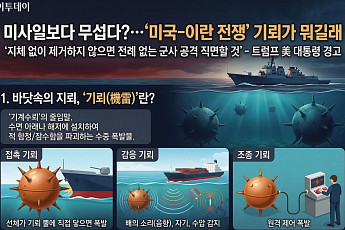미사일보다 무섭다?…'미국-이란 전쟁' 기뢰가 뭐길래 [인포그래픽]