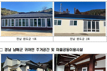 방치된 어촌 빈집 5채 새단장…귀어 주거공간·마을시설로 재탄생