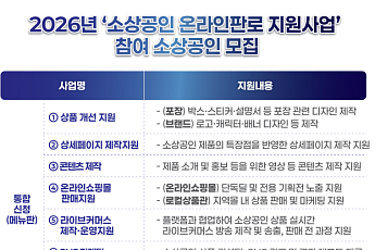 “소상공인 온라인 판로 확대 지원”…한유원, 참여기업 모집