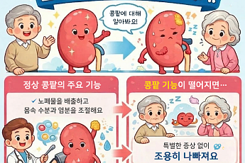 [만화로 보는 시니어 뉴스] ‘침묵의 장기’ 콩팥 건강 관리